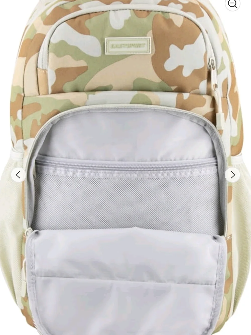 Camouflage Utility Backpack - Tan Green Camo